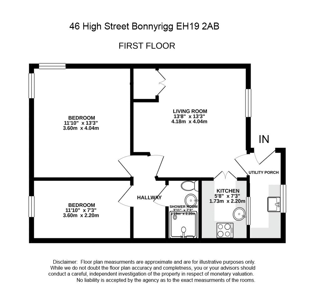 46, High Street, Bonnyrigg floorplan