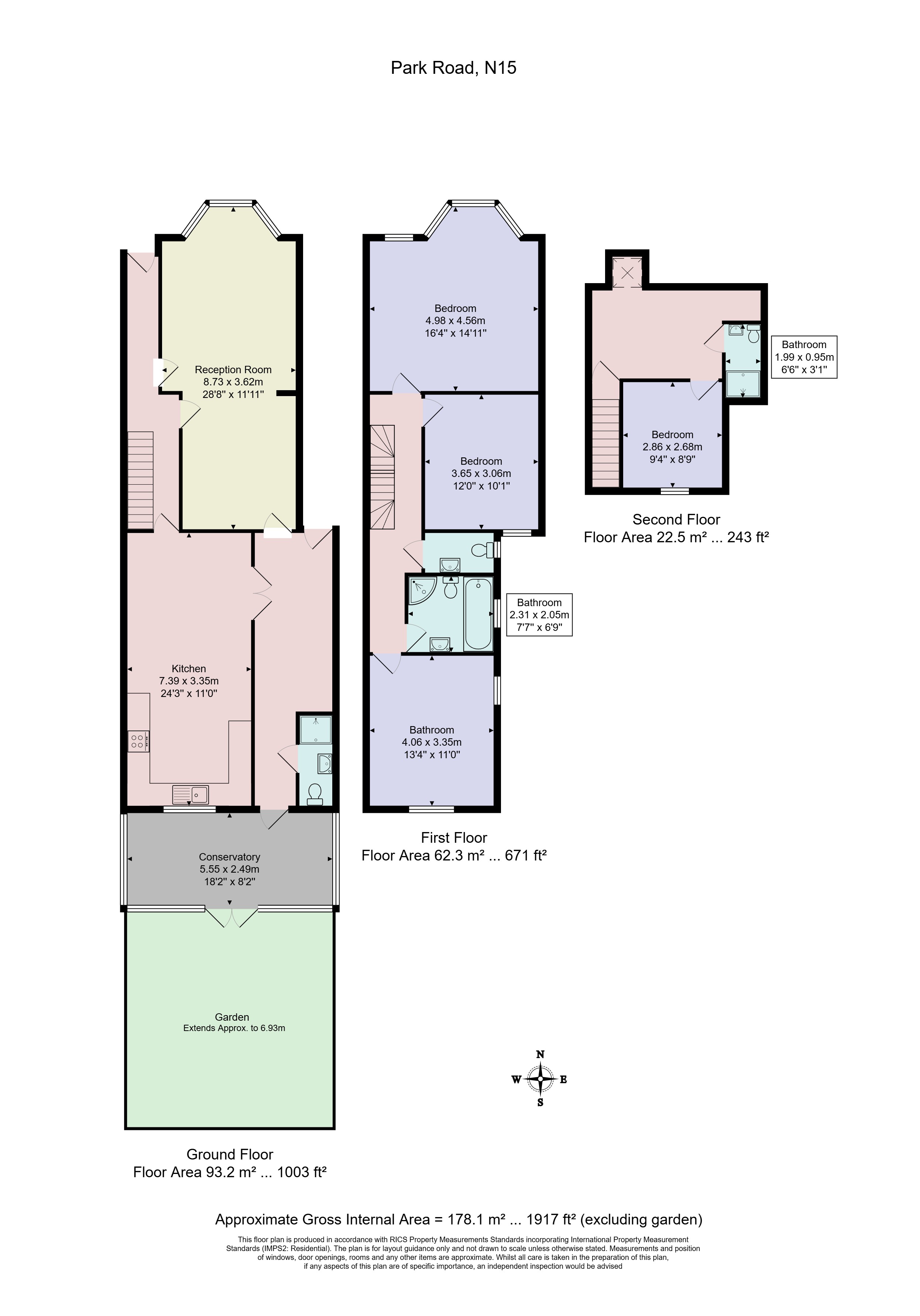 47, Park Road, London floorplan