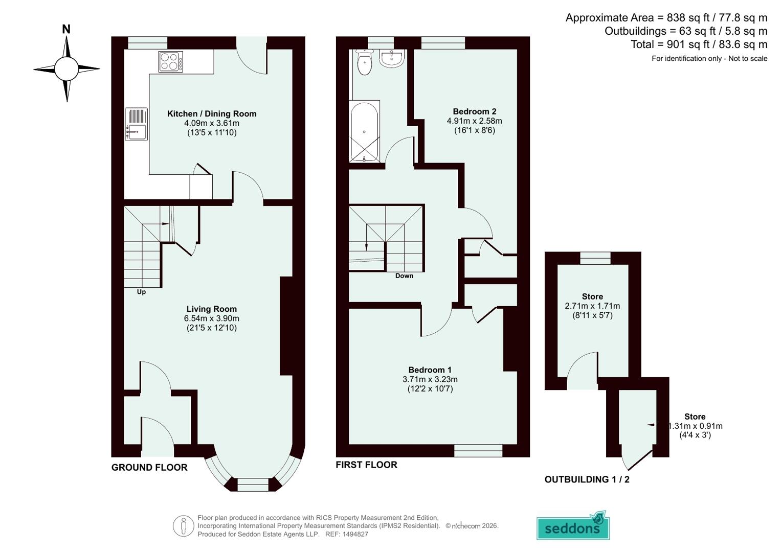 14, Luke Street, Bampton floorplan