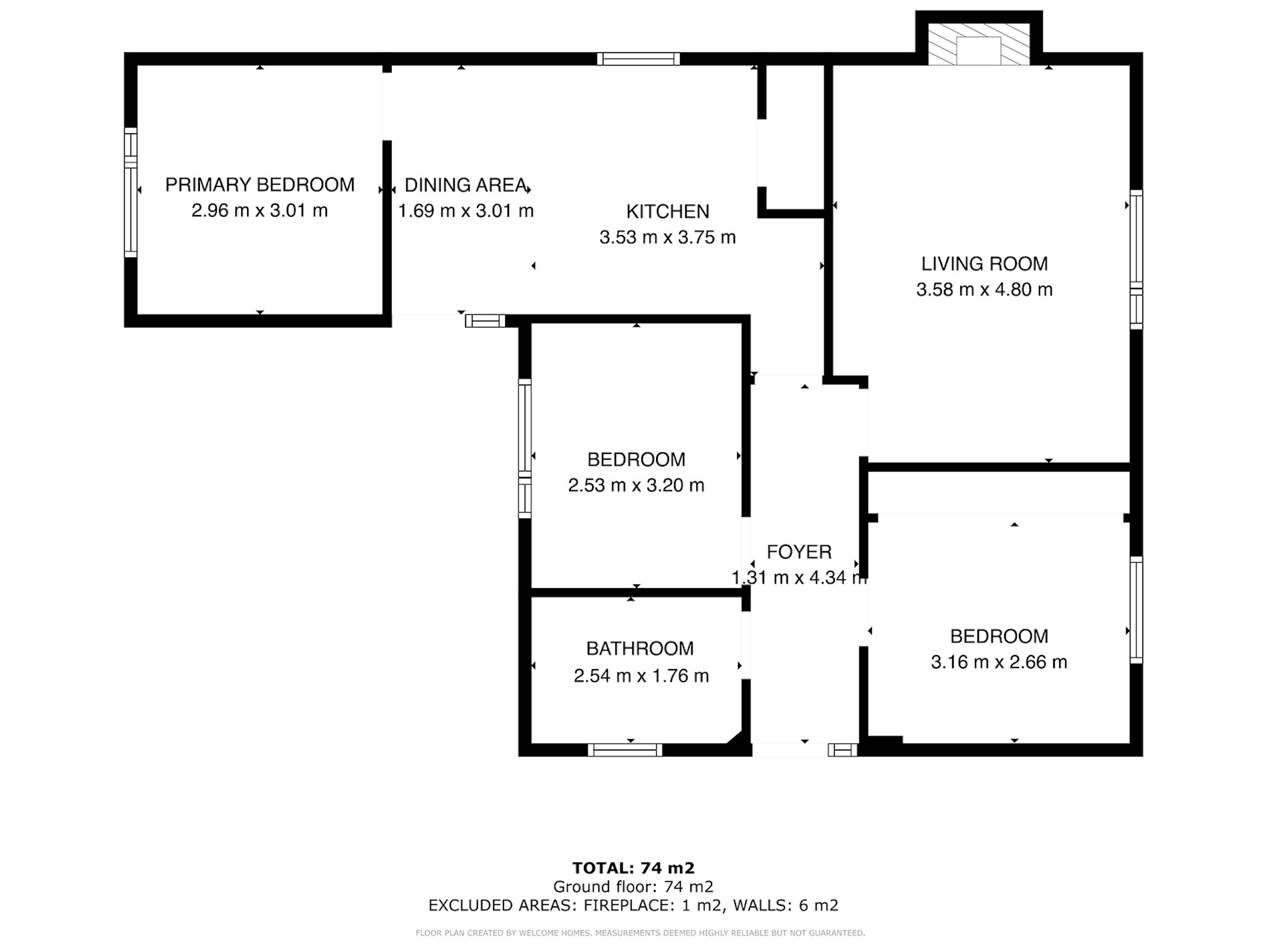 Pipering Lane, Scawthorpe floorplan