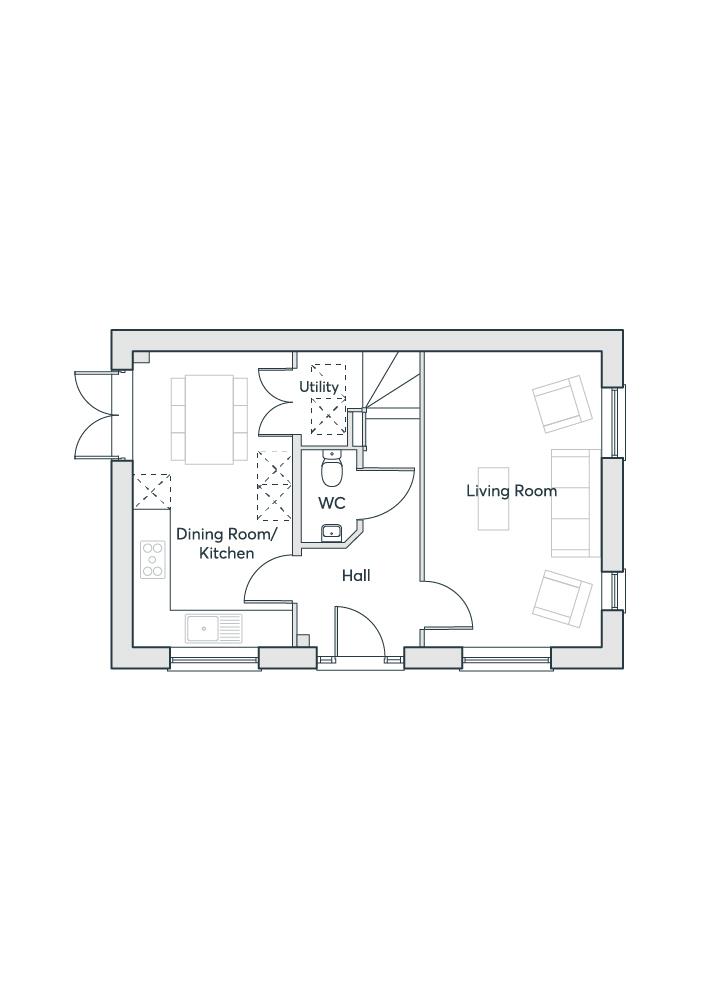 137, Taylors Ln, Broomhall, Worcester floorplan