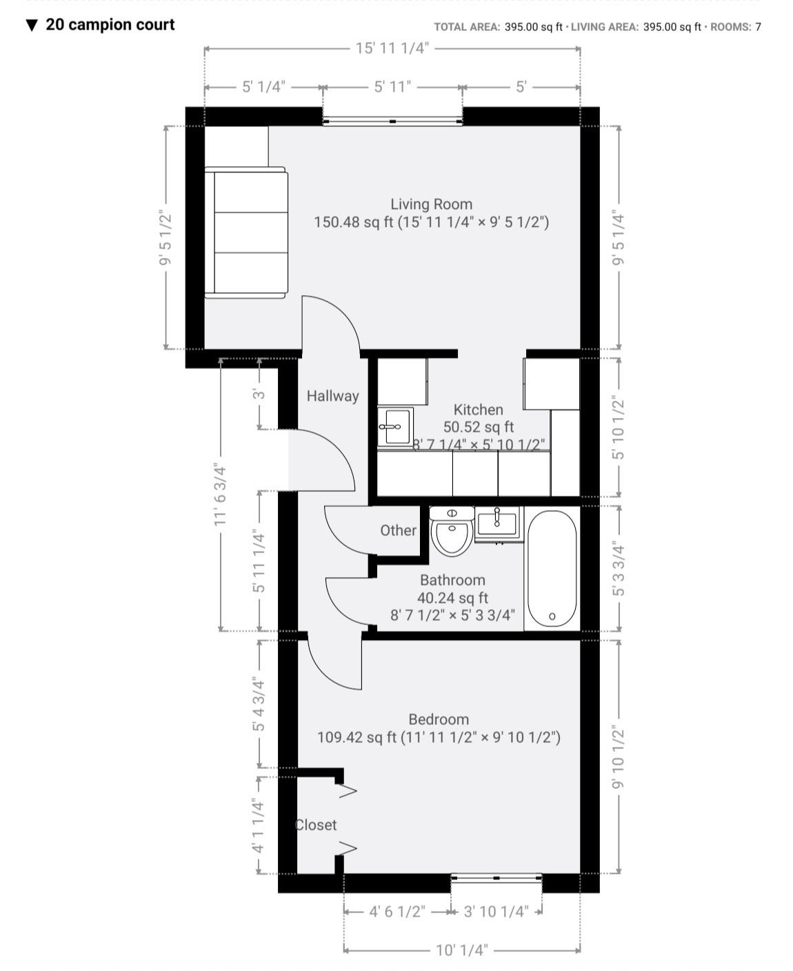 Campion Court, Wembley floorplan