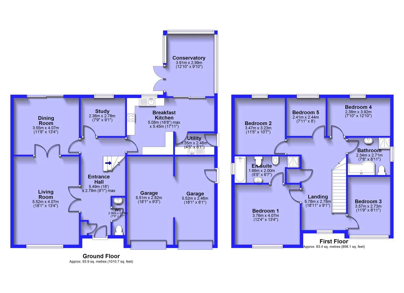 9, The Woodlands, Blackburn floorplan