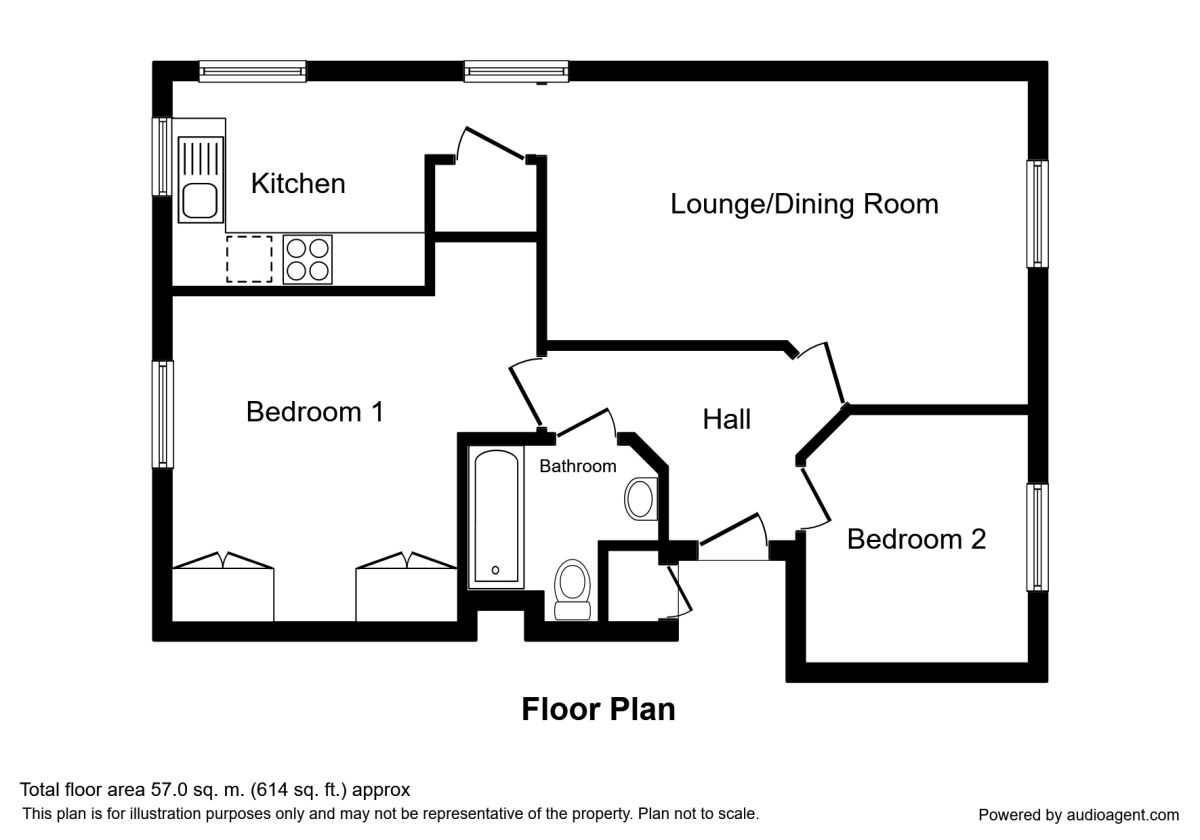 2 Bedrooms Flat to rent in Goldfinch Drive, Catterall, Preston PR3
