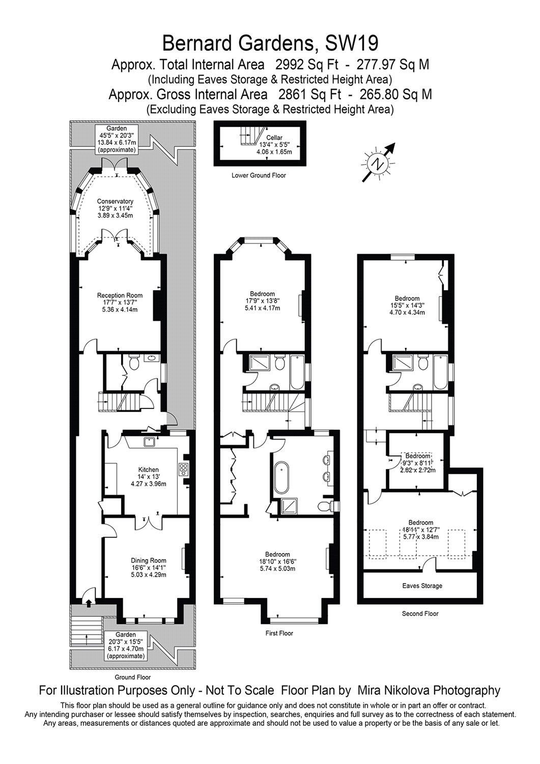 5 Bedrooms Semi-detached house to rent in Bernard Gardens, Wimbledon SW19