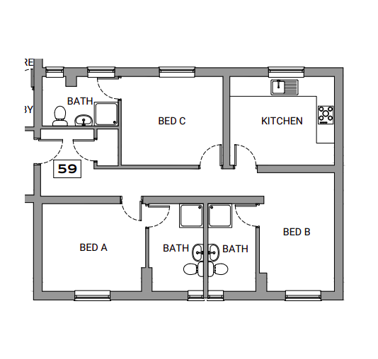 Pearson Square Doctor's Block, Pearson Square, Ipswich floorplan