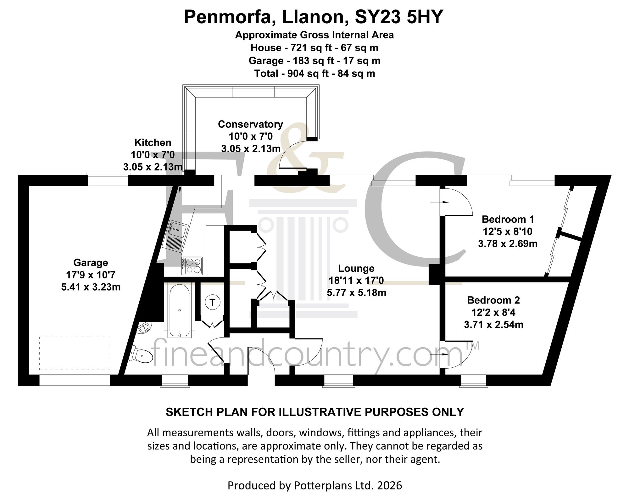 Penmorfa, Llanon floorplan