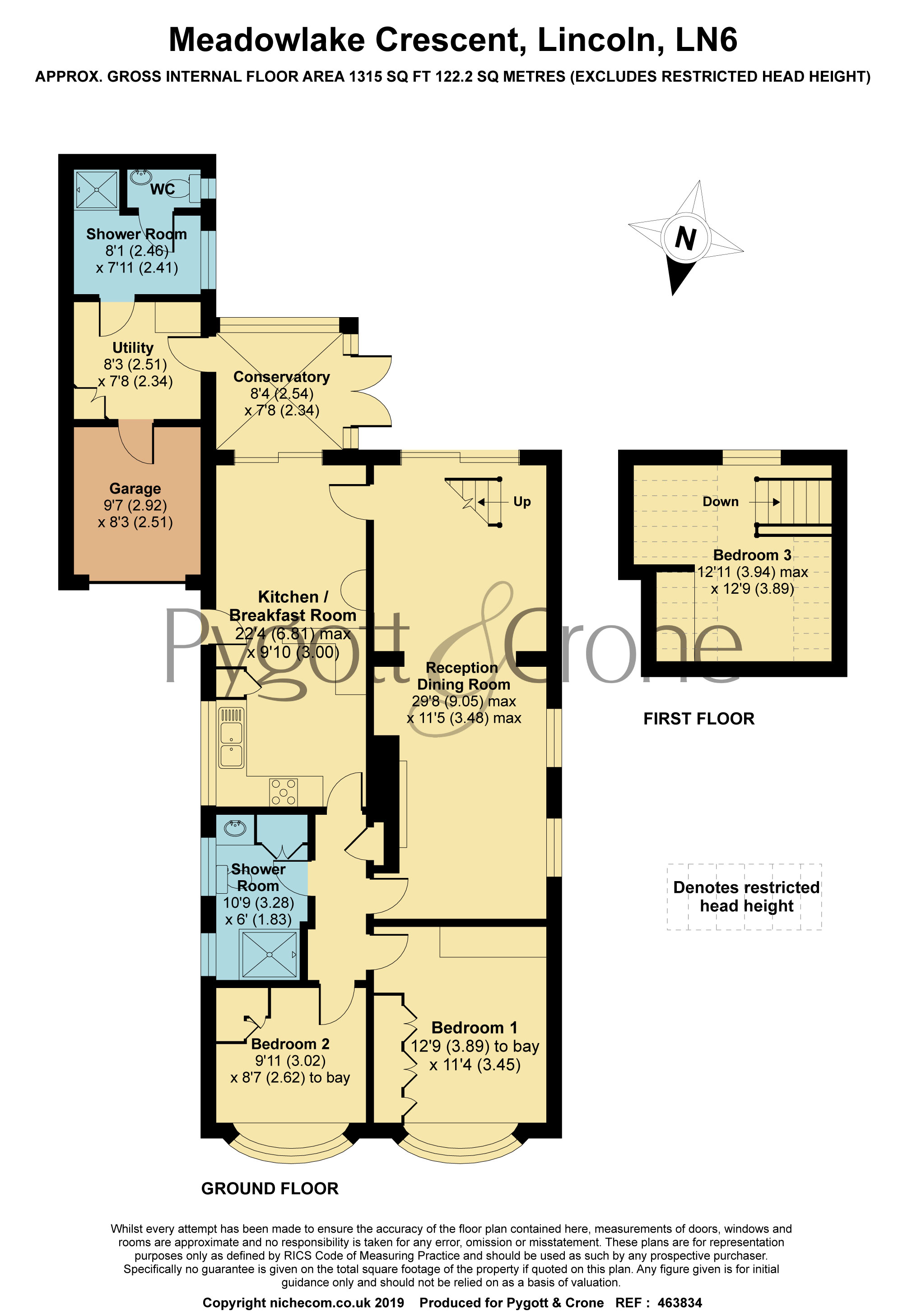 3 Bedrooms Bungalow for sale in Meadowlake Crescent, Lincoln LN6