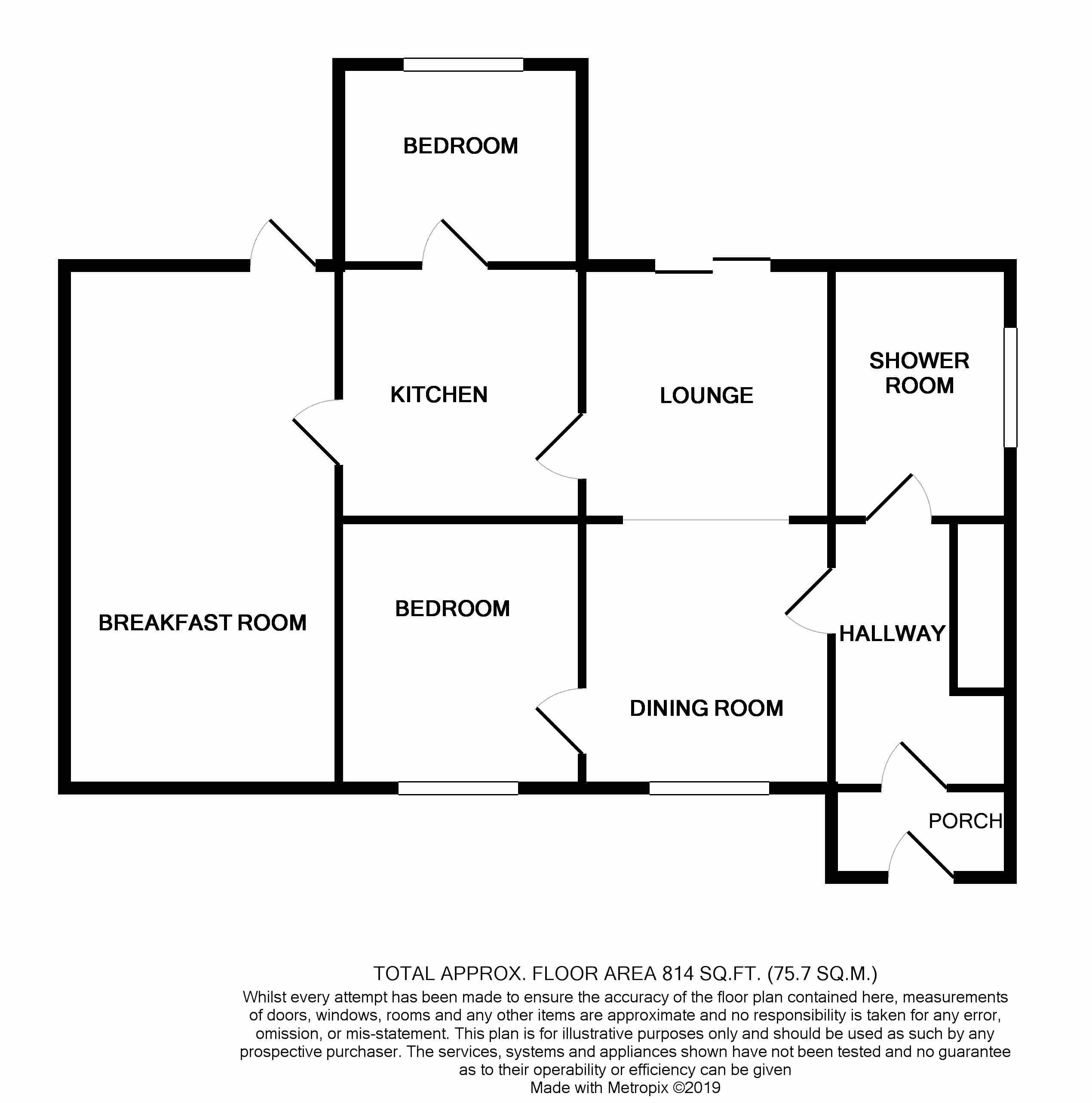 2 Bedrooms Bungalow for sale in Radnor Road, Rochford SS4
