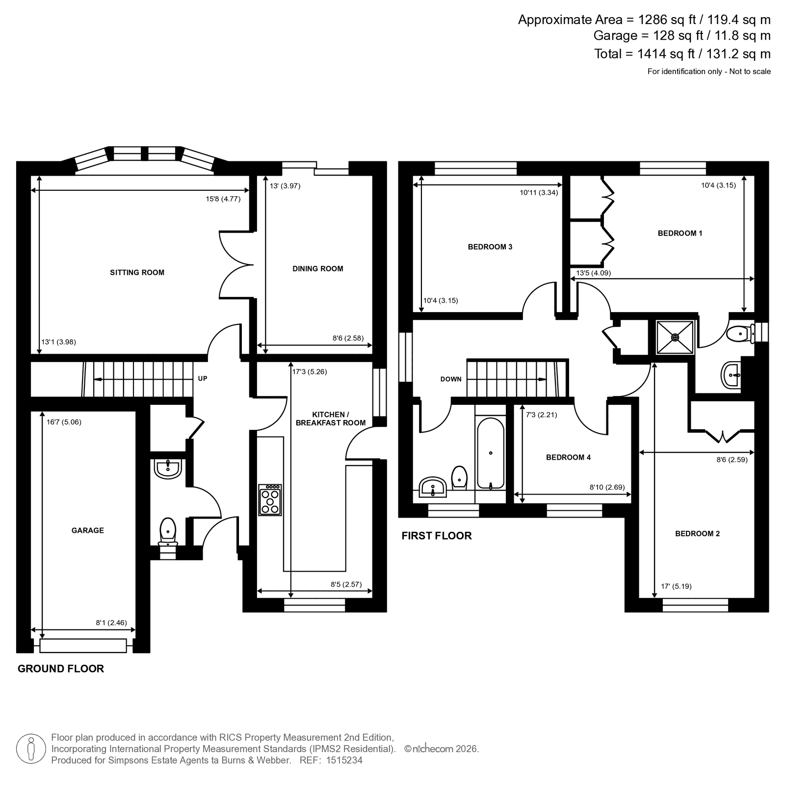 9, Fox Dene, Godalming floorplan