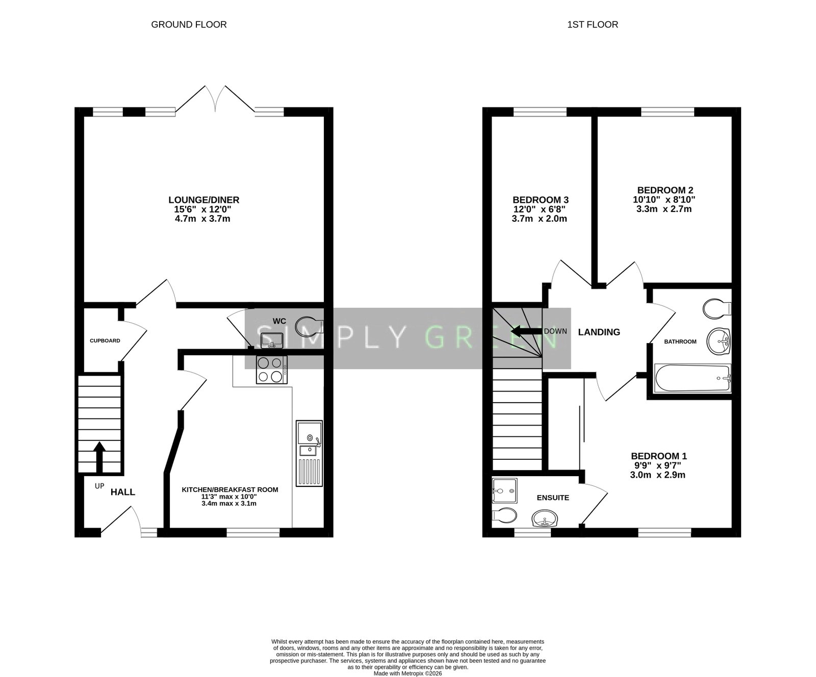 44, Dandelion Place, Newton Abbot floorplan