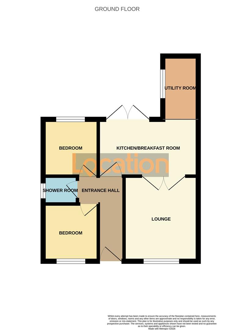 50, Gladstone Street, Nottingham floorplan