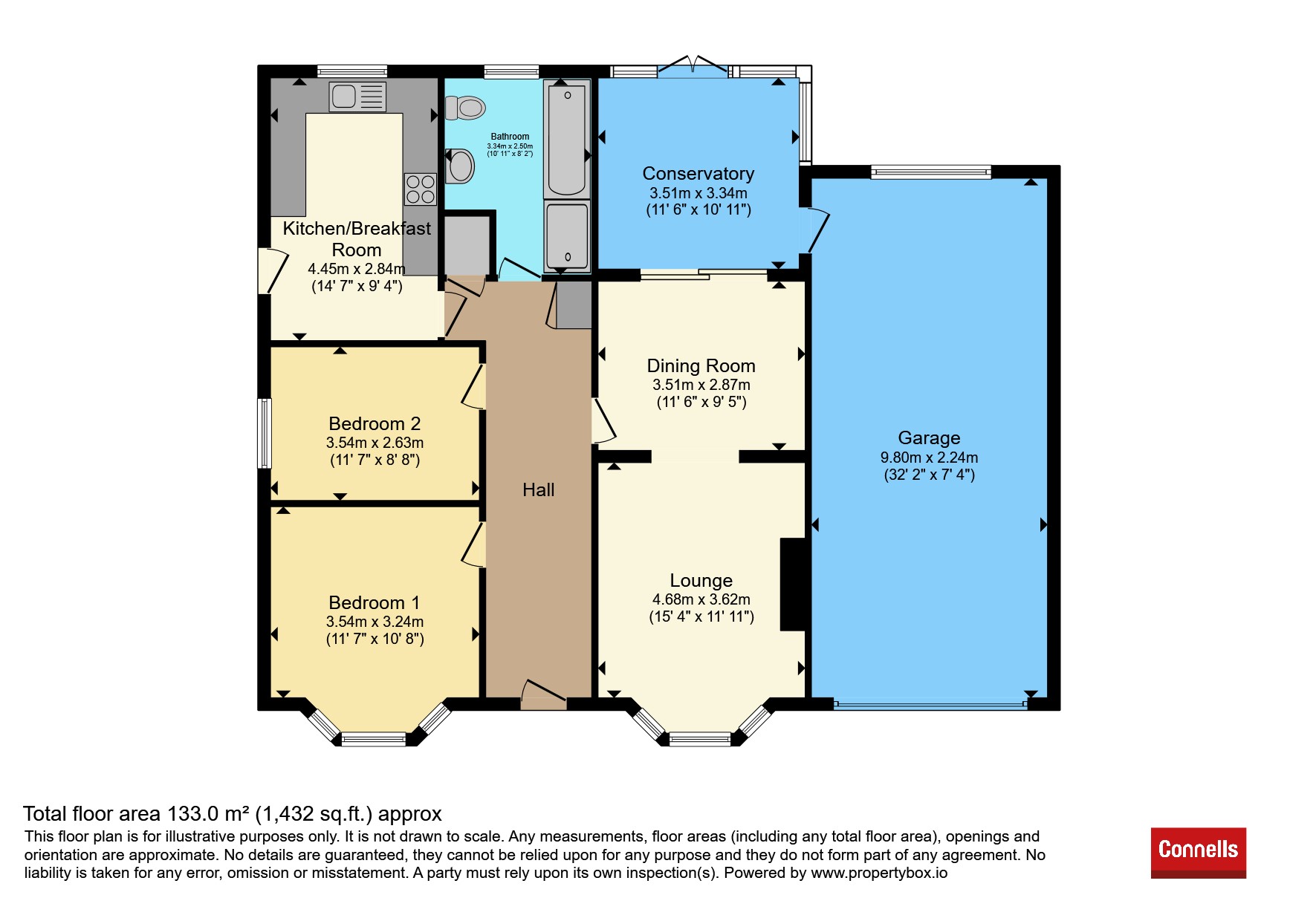 Windermere Way, Peterborough floorplan