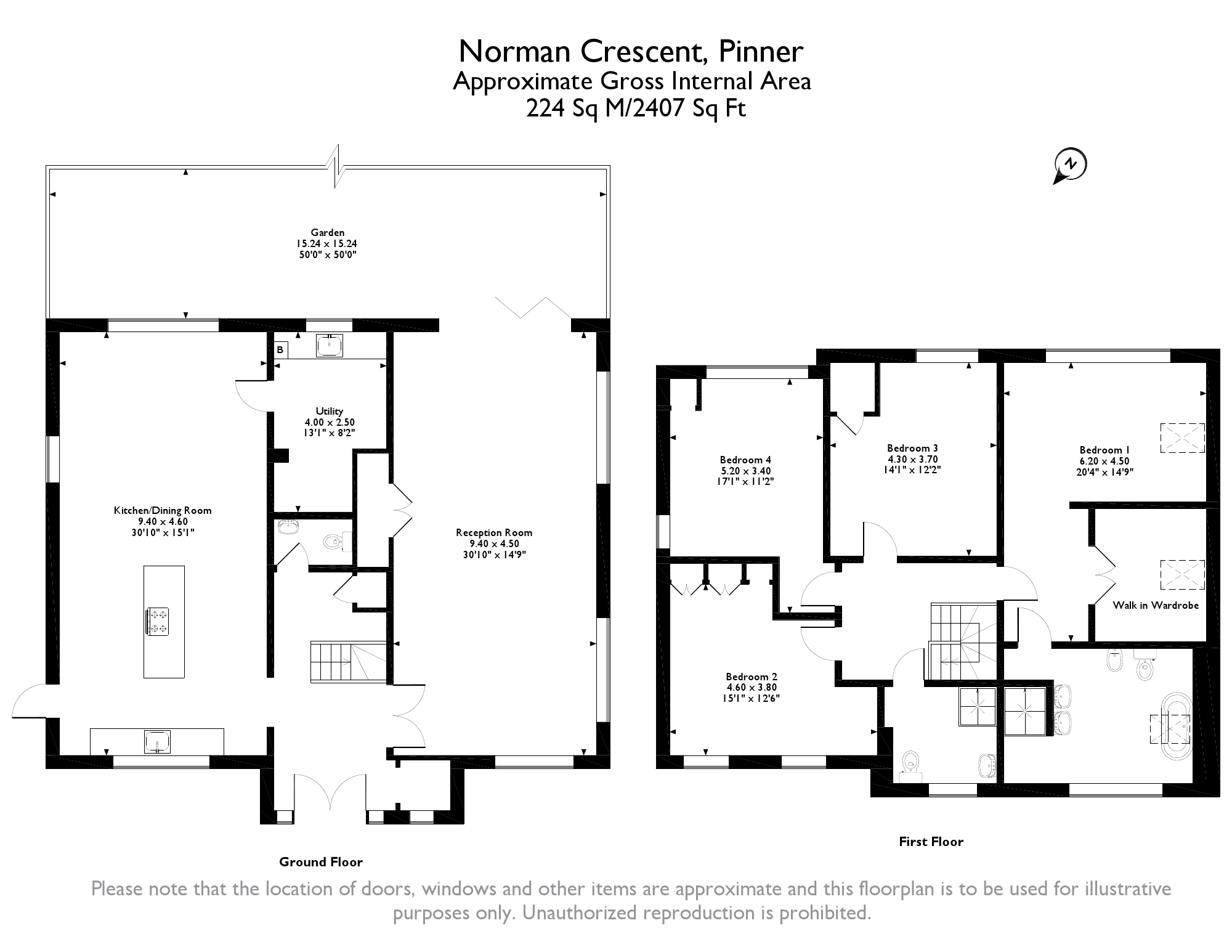 4 Bedrooms Detached house for sale in Norman Crescent, Pinner, Middlesex HA5