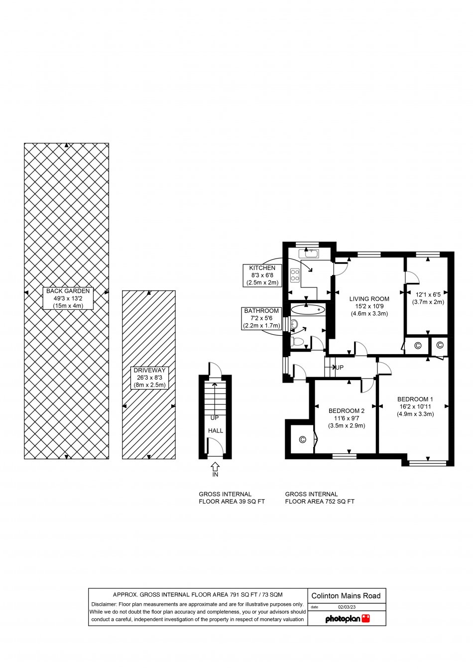 Colinton Mains Road, Edinburgh EH13, 3 bedroom semidetached house for