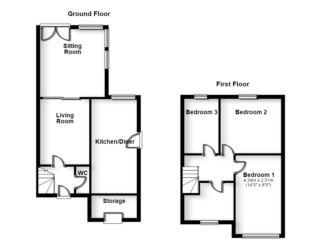 11, Duckham Drive Aston, Sheffield floorplan