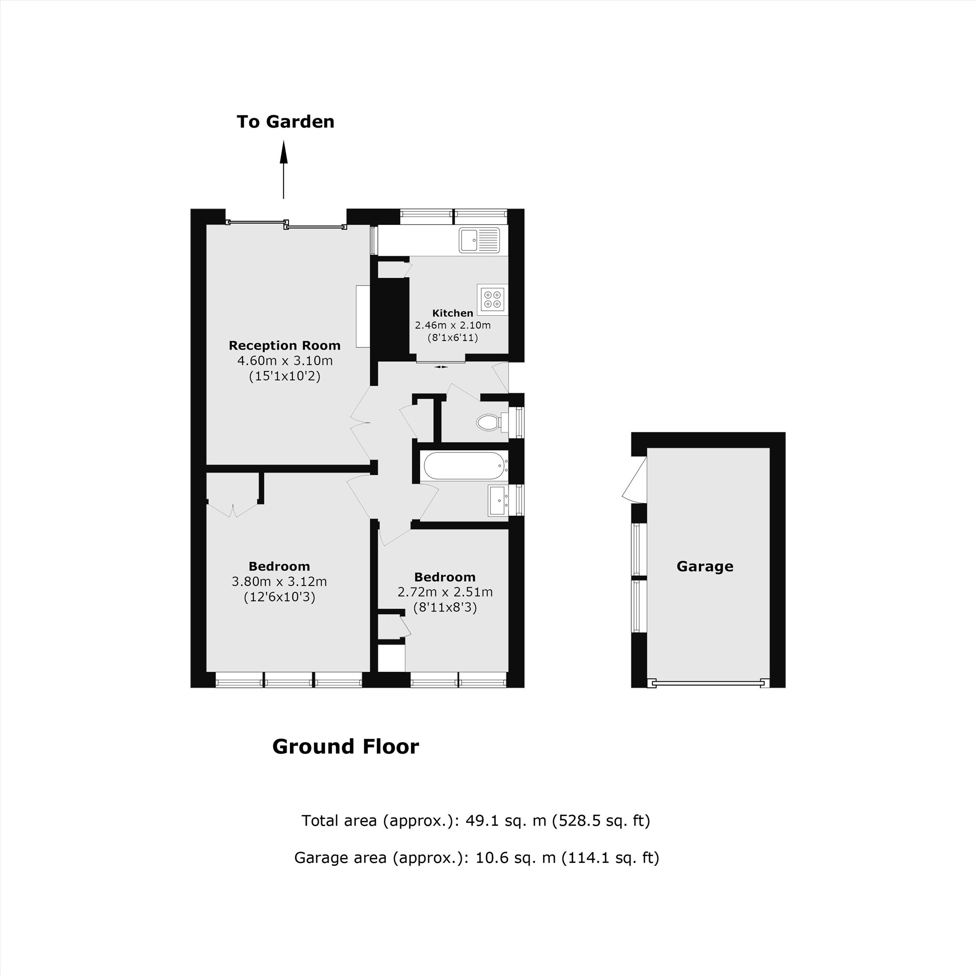 2, Haslemere Close, Hampton floorplan