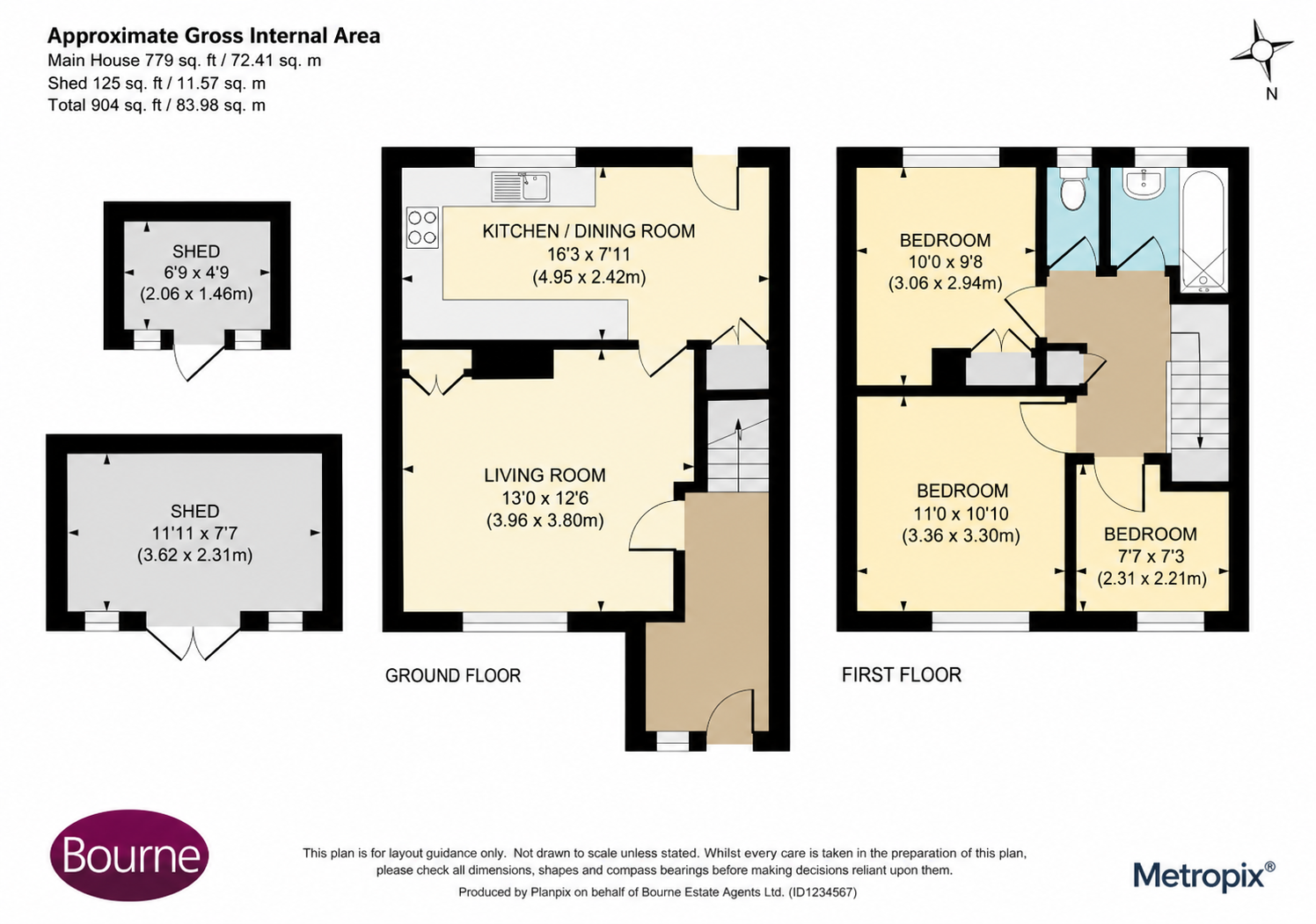 19, Bateson Way, Woking floorplan