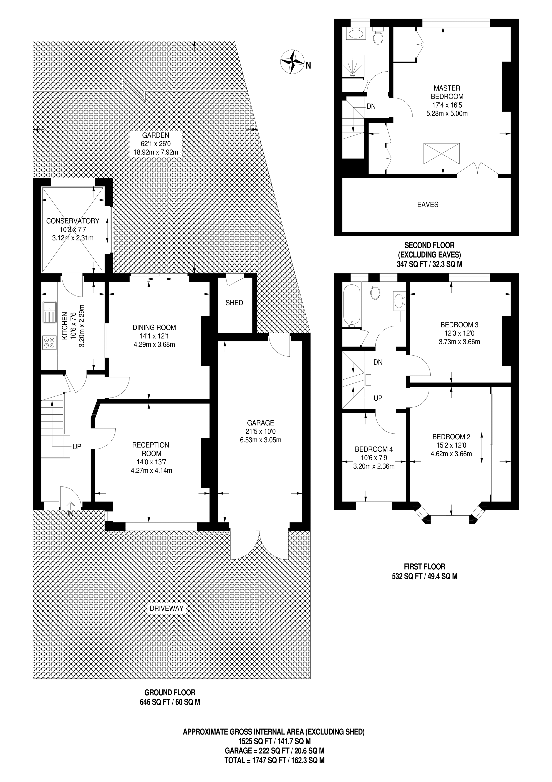 4 Bedrooms  to rent in Northway, Wimbledon SM4