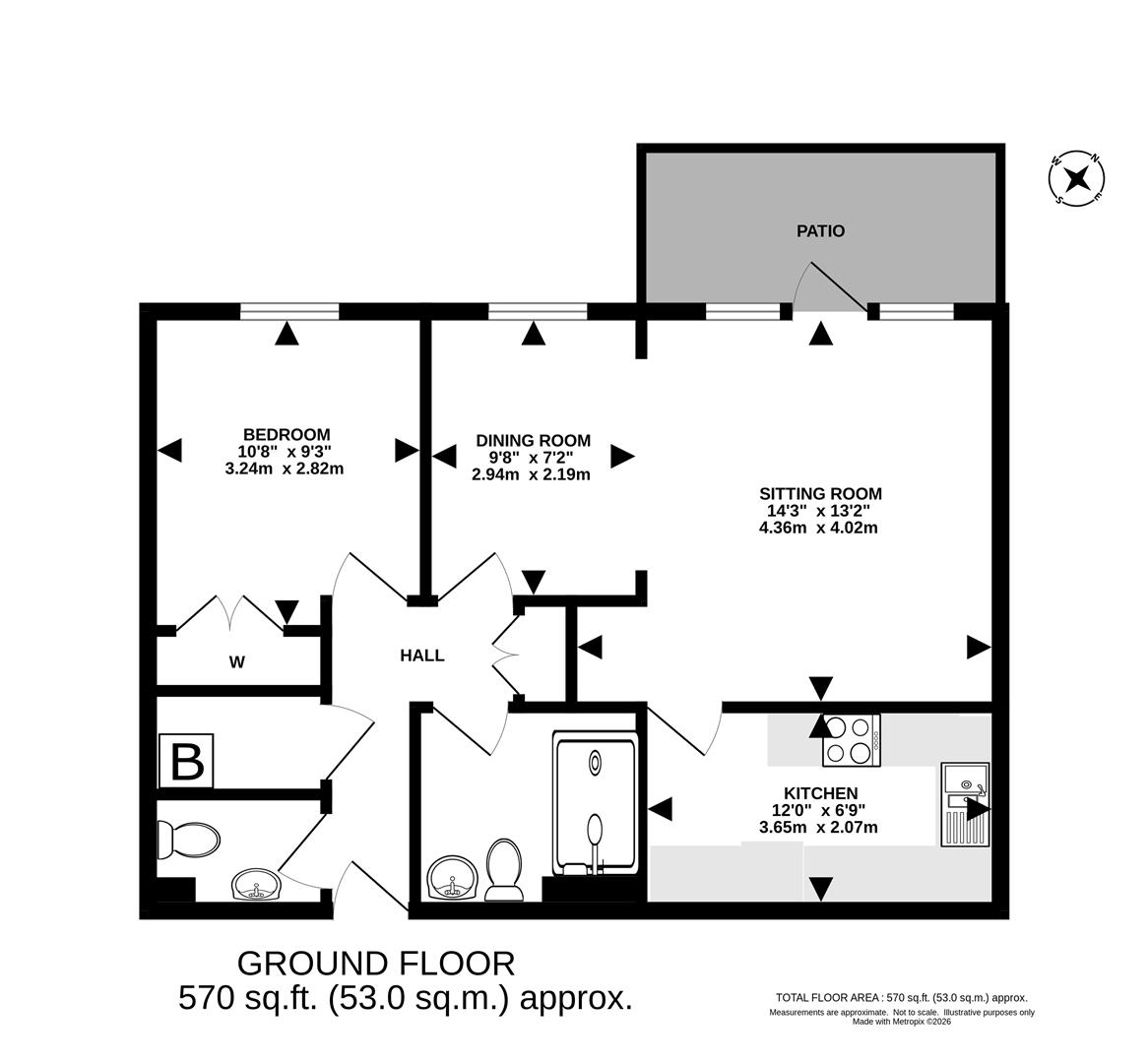 Chapel Road, Tadworth floorplan