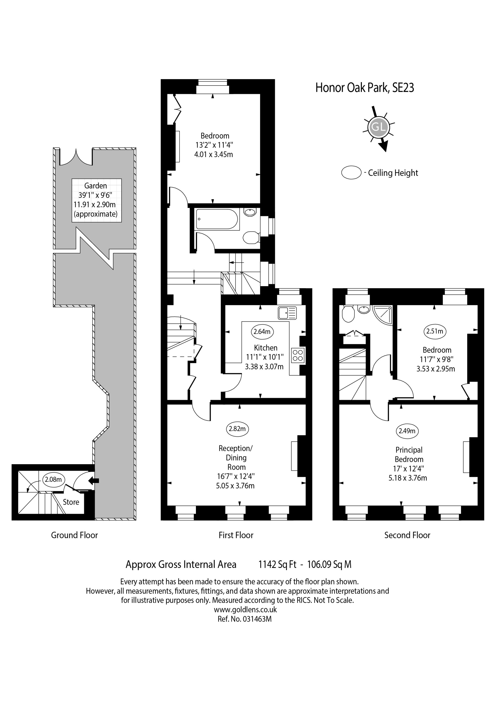 37a, Honor Oak Park, London floorplan
