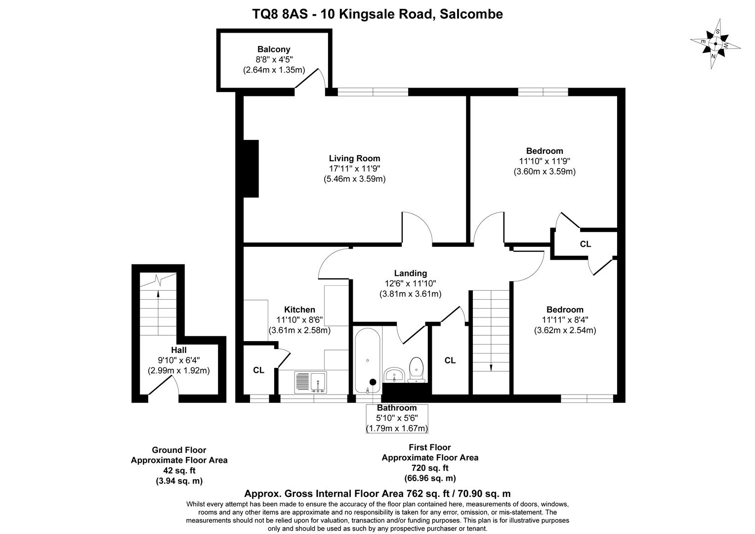 10, Kingsale Road, Devon floorplan