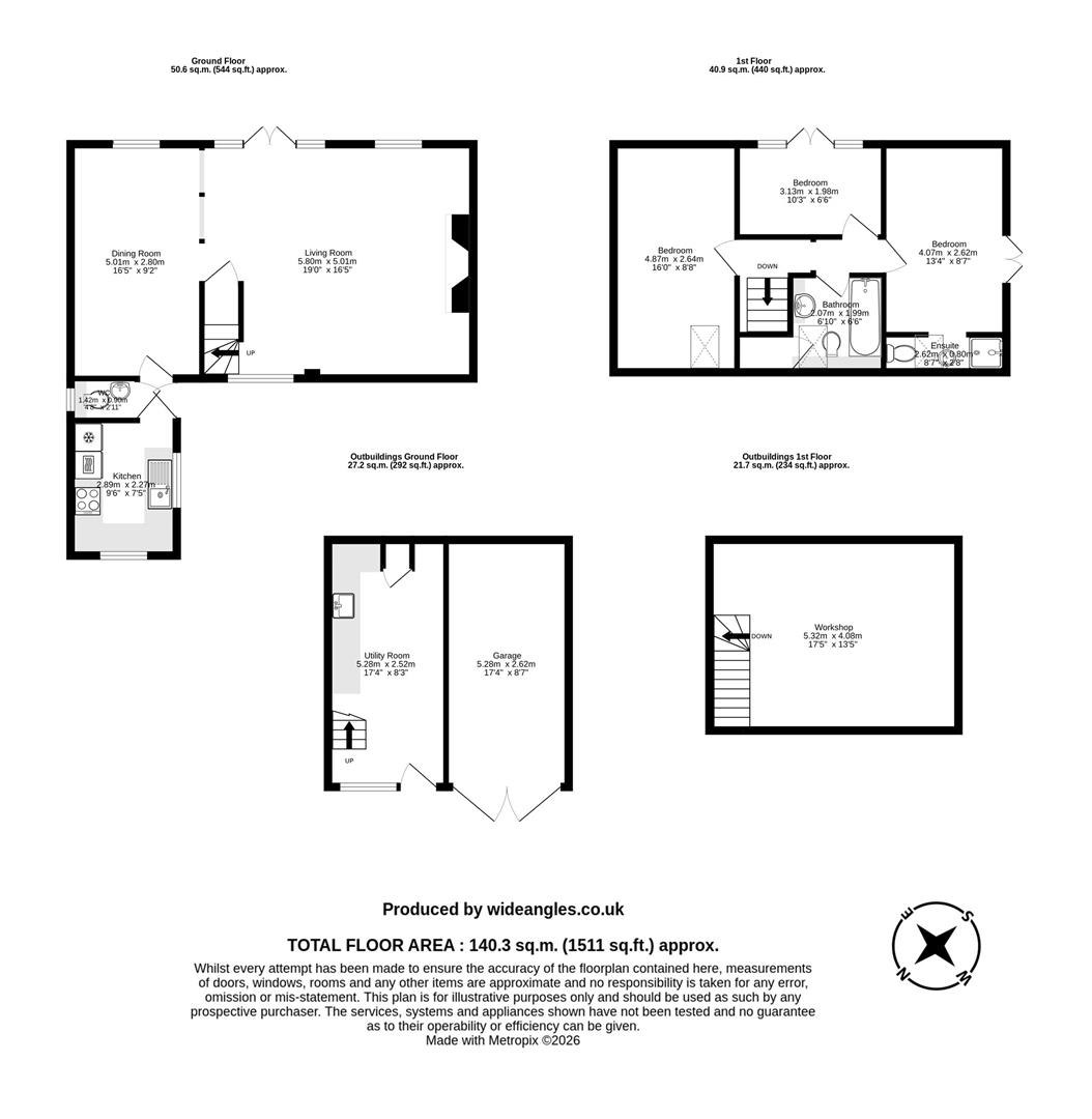 Fox Barn, Lower Road, Blackthorn floorplan
