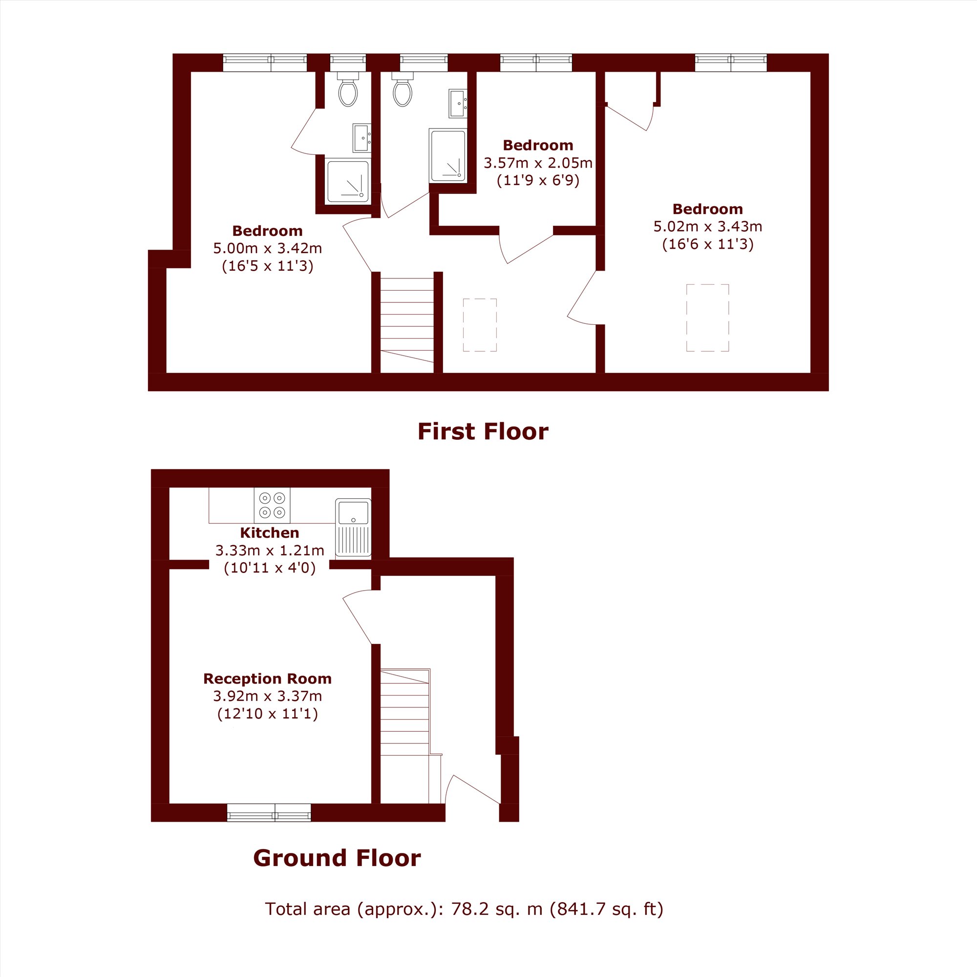 Flat 1, 23, Highfield Road, London floorplan
