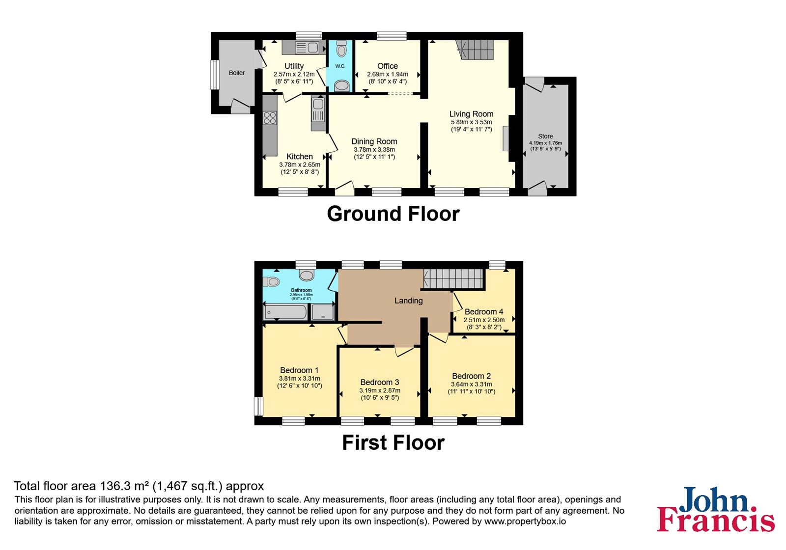 Greenhill,, Pontsian, Dyfed floorplan