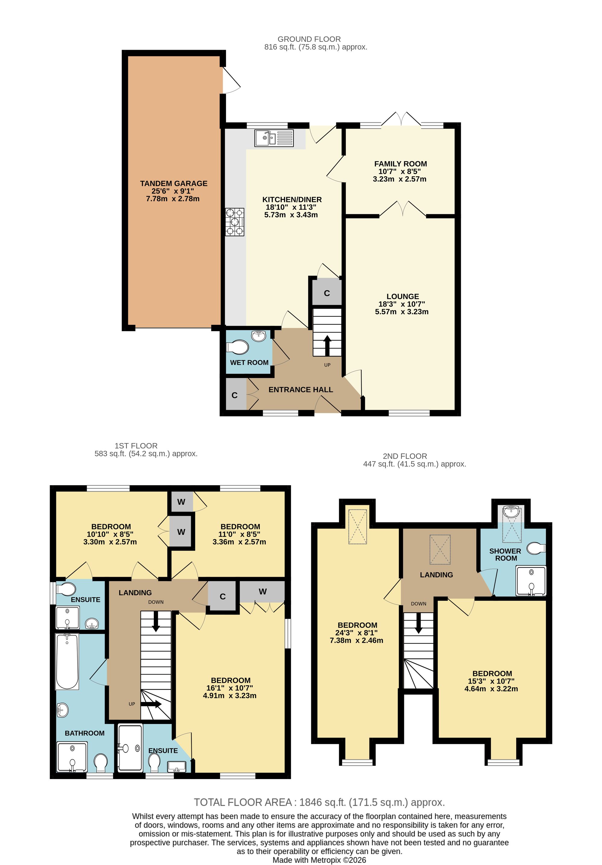 57 Hansen Gardens, Southampton floorplan