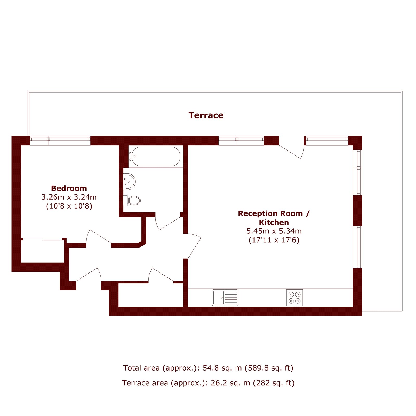 702 Morse Lodge, 134, Christchurch Way, London floorplan