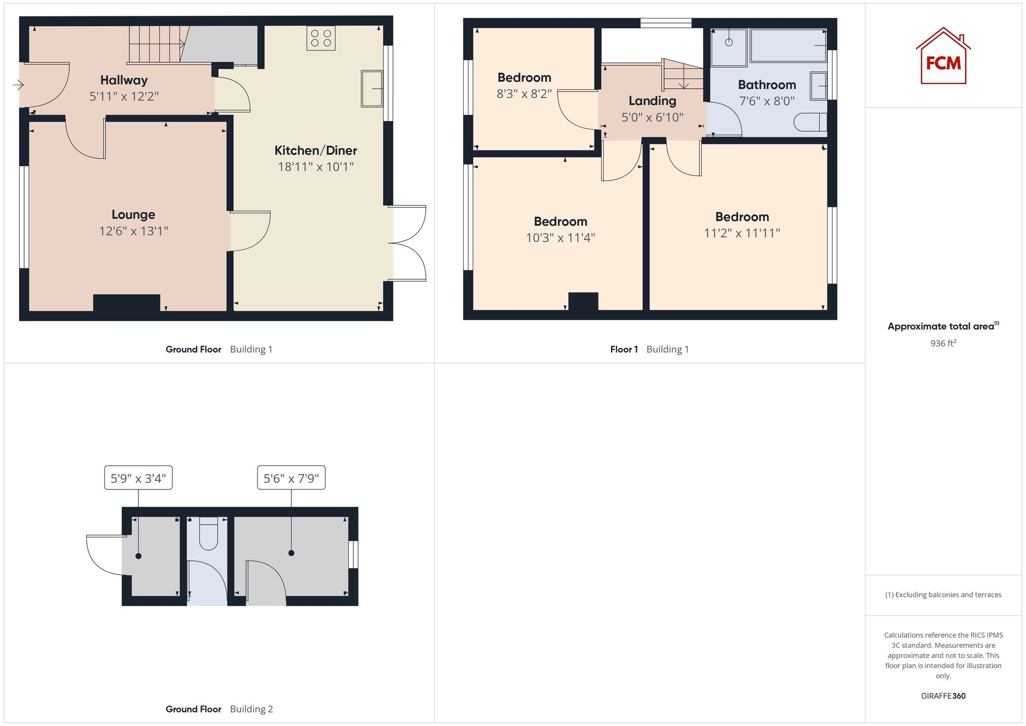 13, Bow Fell Road, Whitehaven floorplan