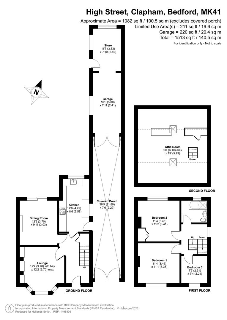 238, High Street, Clapham Bedford floorplan