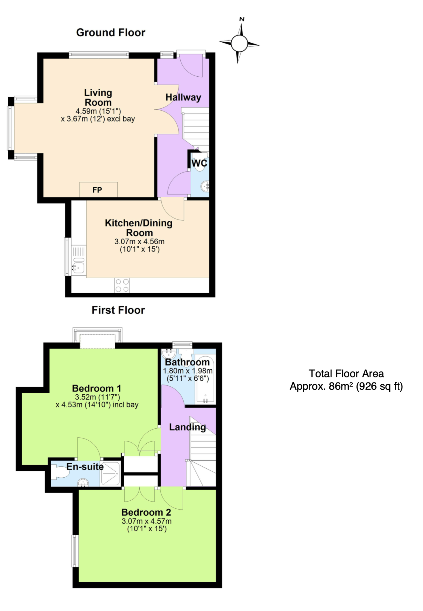 5 Willow Bank, Rabling Road, Swanage floorplan