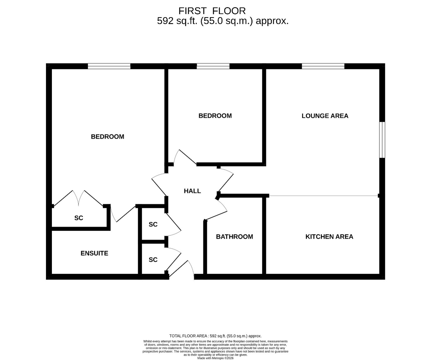 7, Exmoor Avenue, Biggleswade floorplan