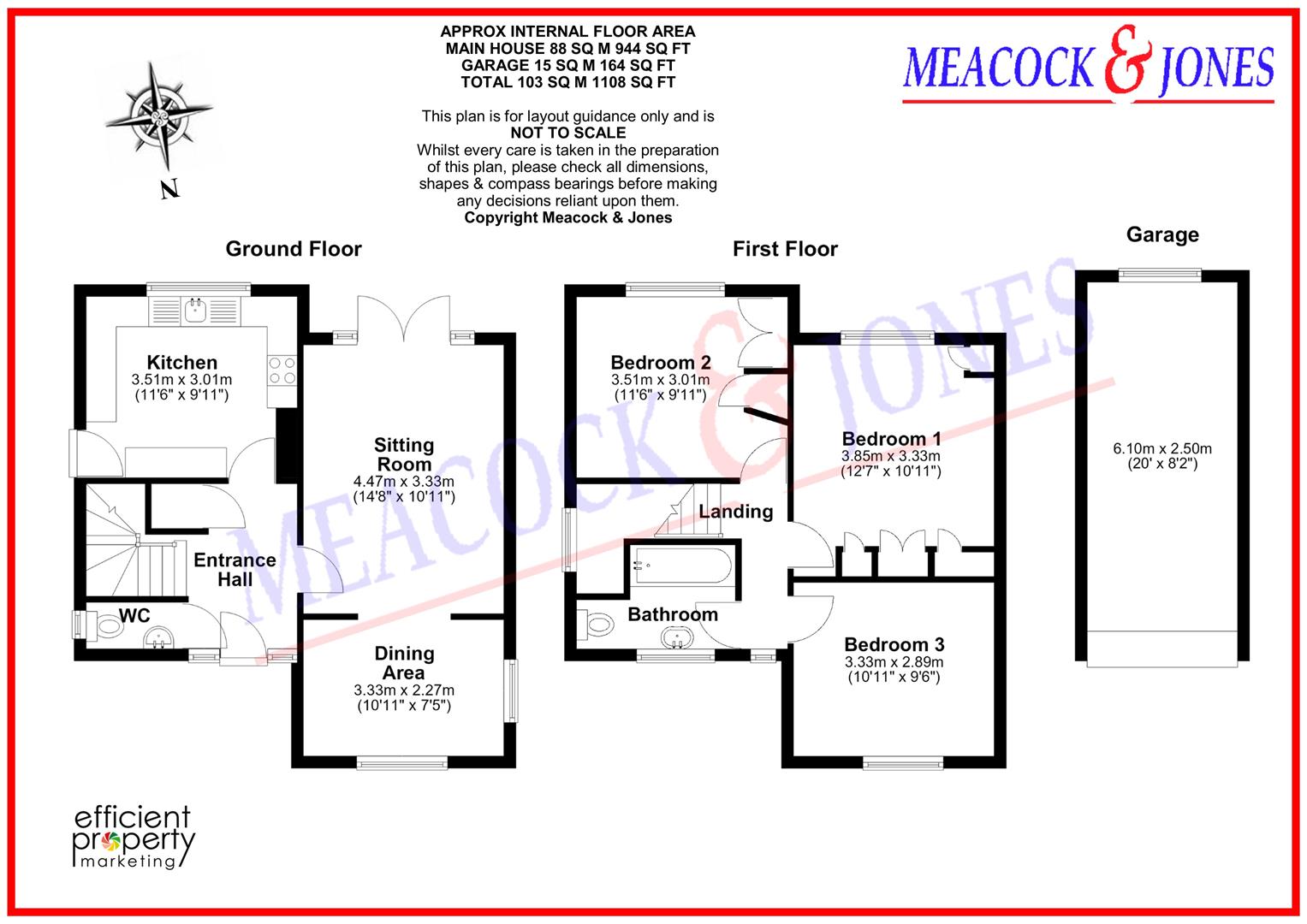 51, Burses Way, Brentwood floorplan