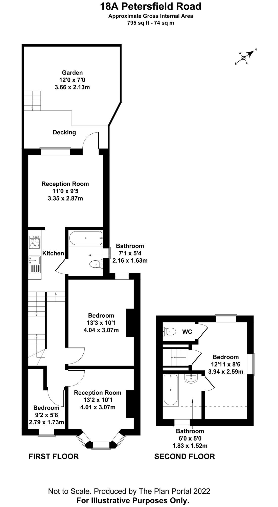 Petersfield Road, Acton floorplan