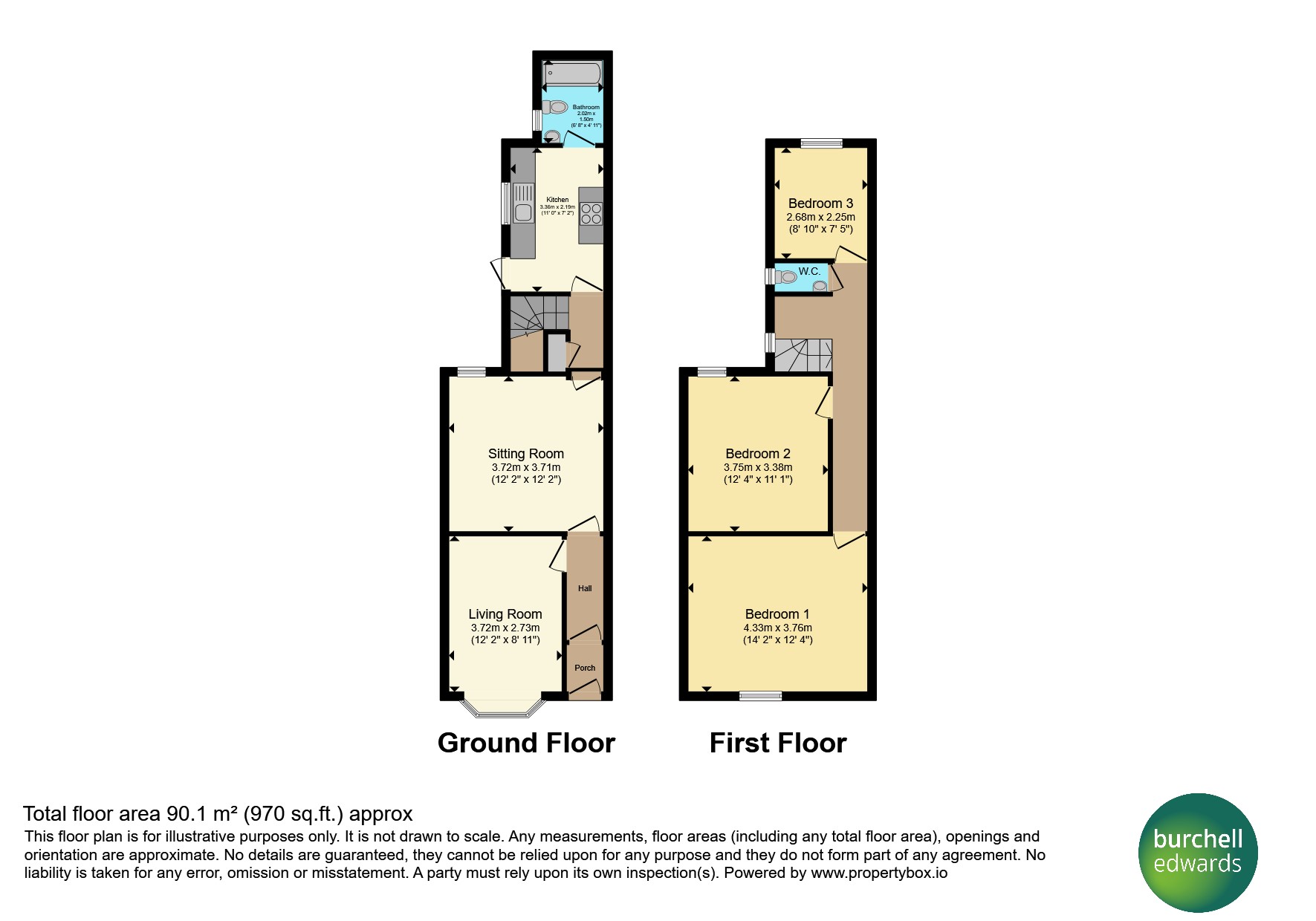 66, Hillfield Road, Birmingham floorplan