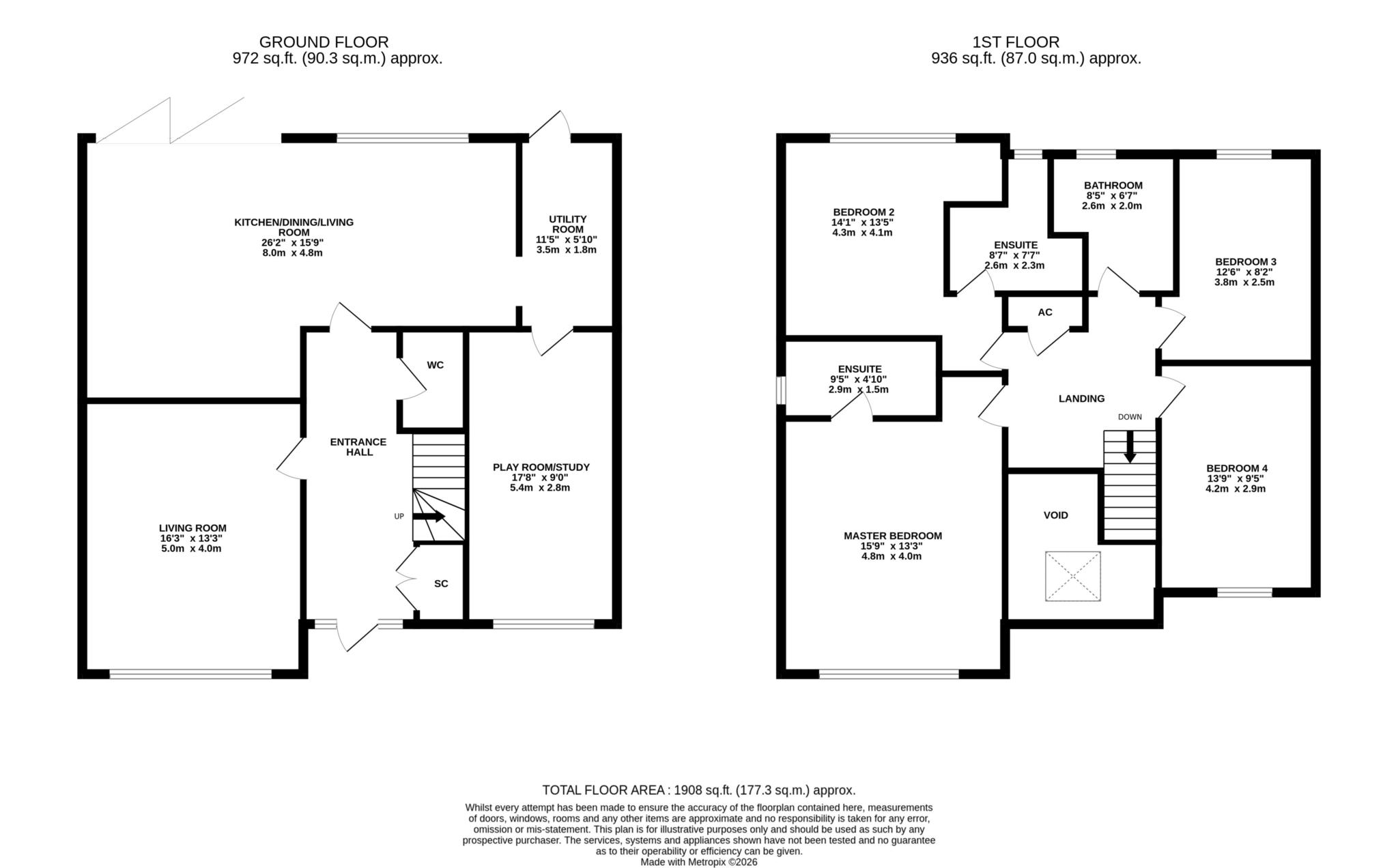 7, Denton Road, Northampton floorplan