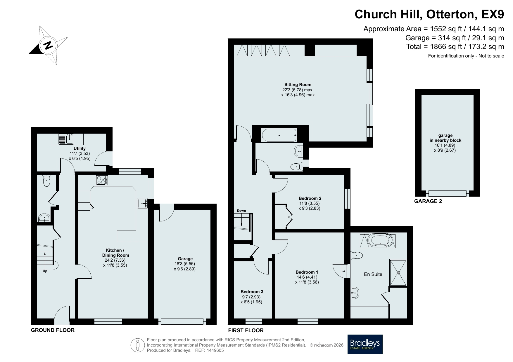 8, Rolle Barton, Otterton floorplan