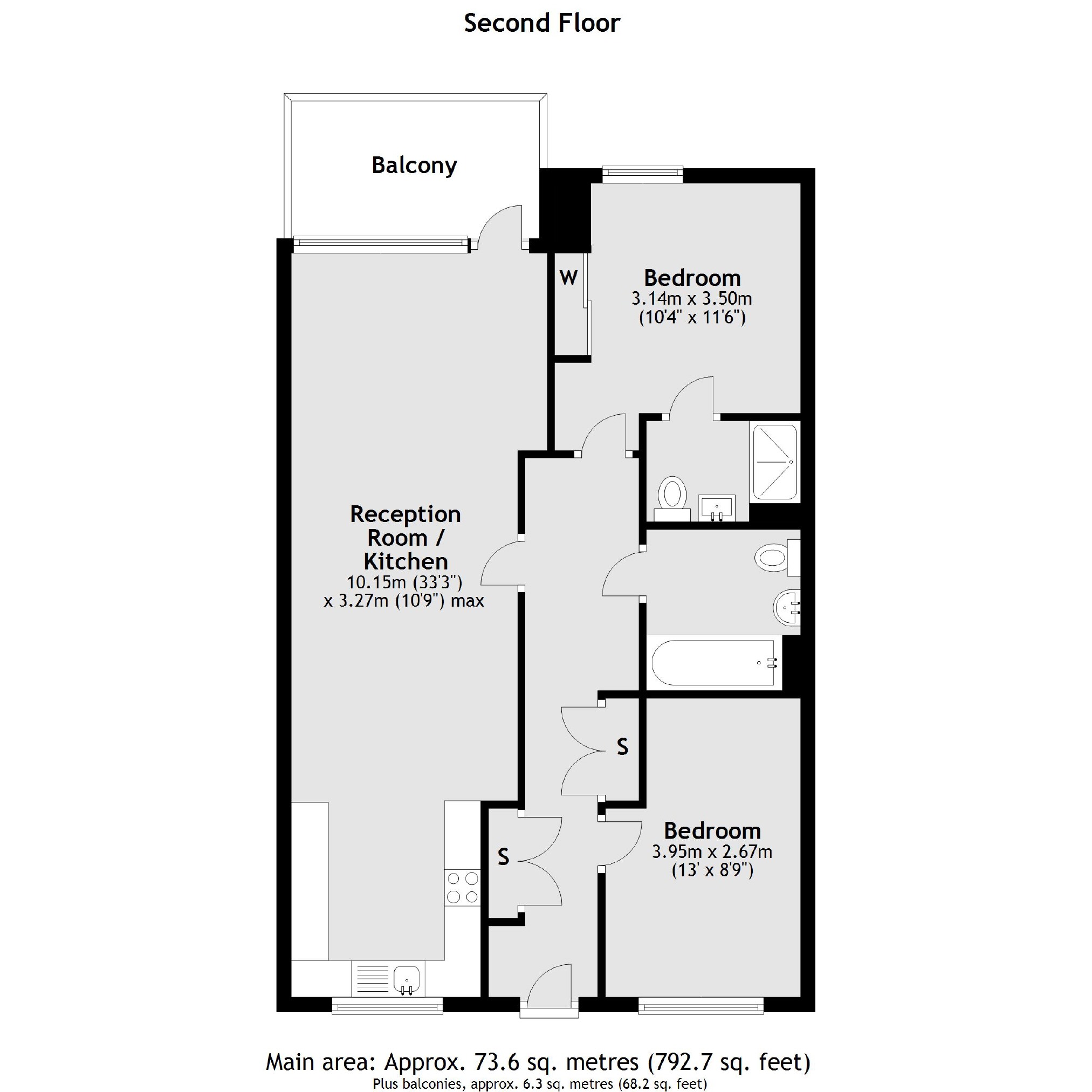 Warburton Road, London E8, 2 bedroom flat for sale 64050121