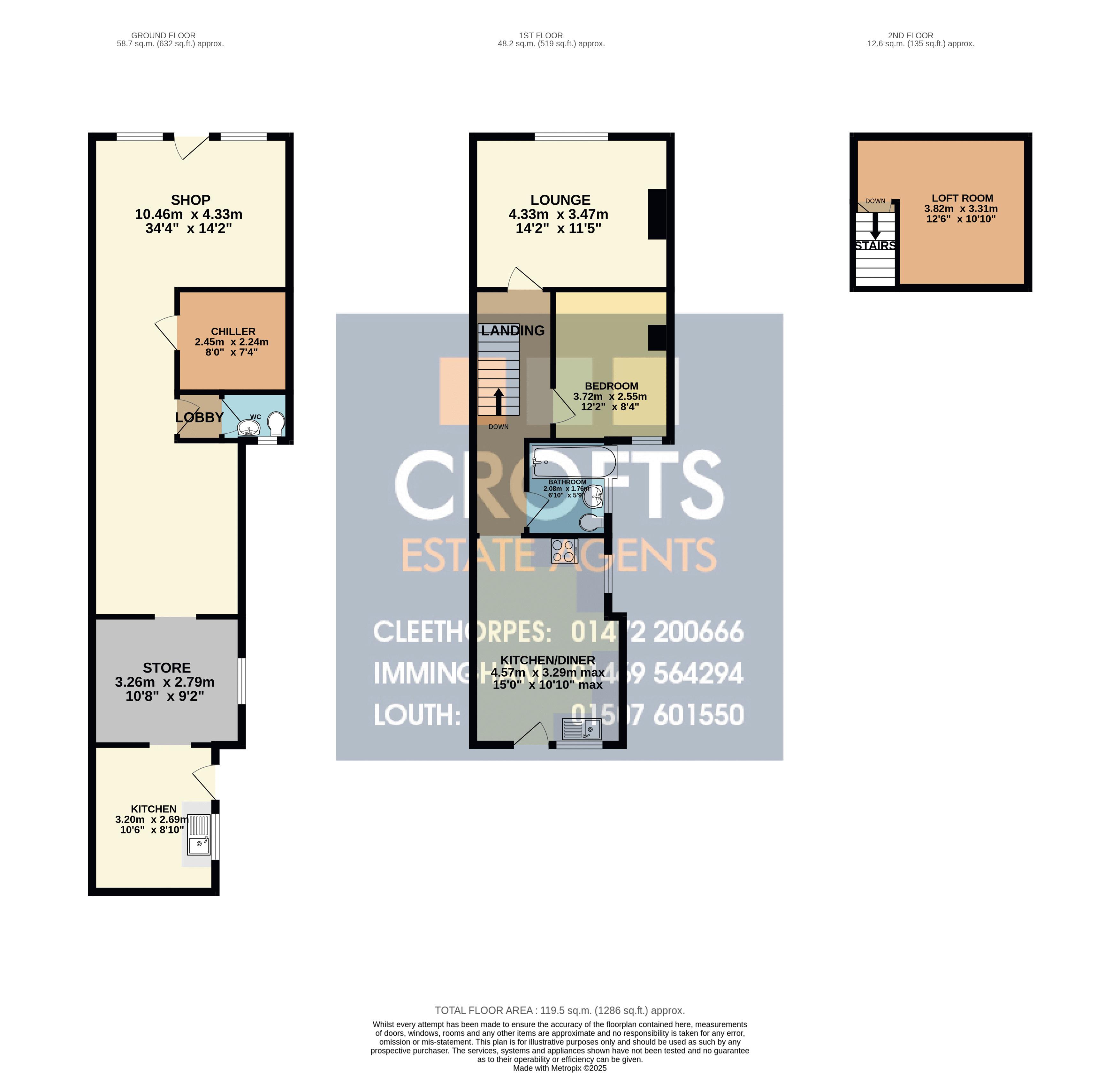 98, Farebrother Street, Grimsby floorplan