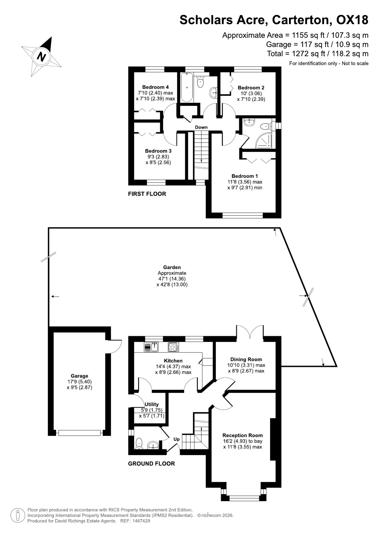 39, Scholars Acre, Carterton floorplan