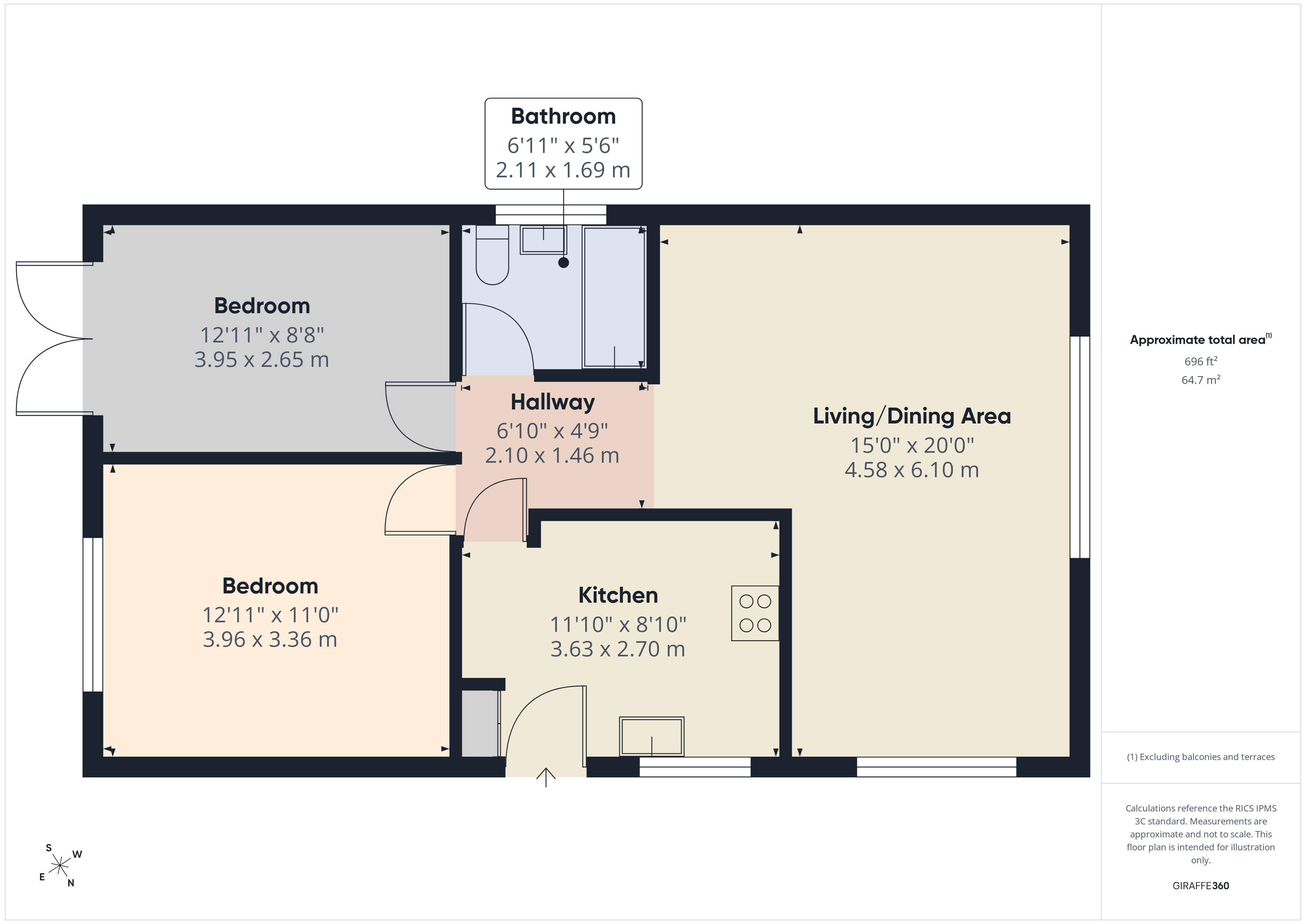 15, Elizabeth Crescent, Bradford floorplan