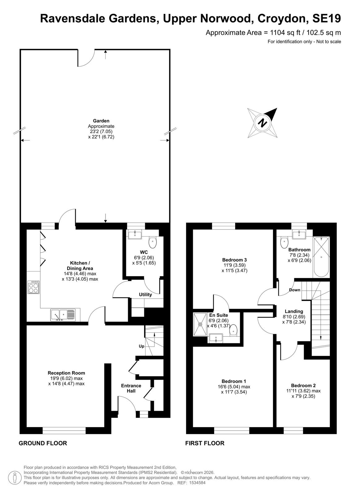 Ravensdale Gardens, Croydon floorplan