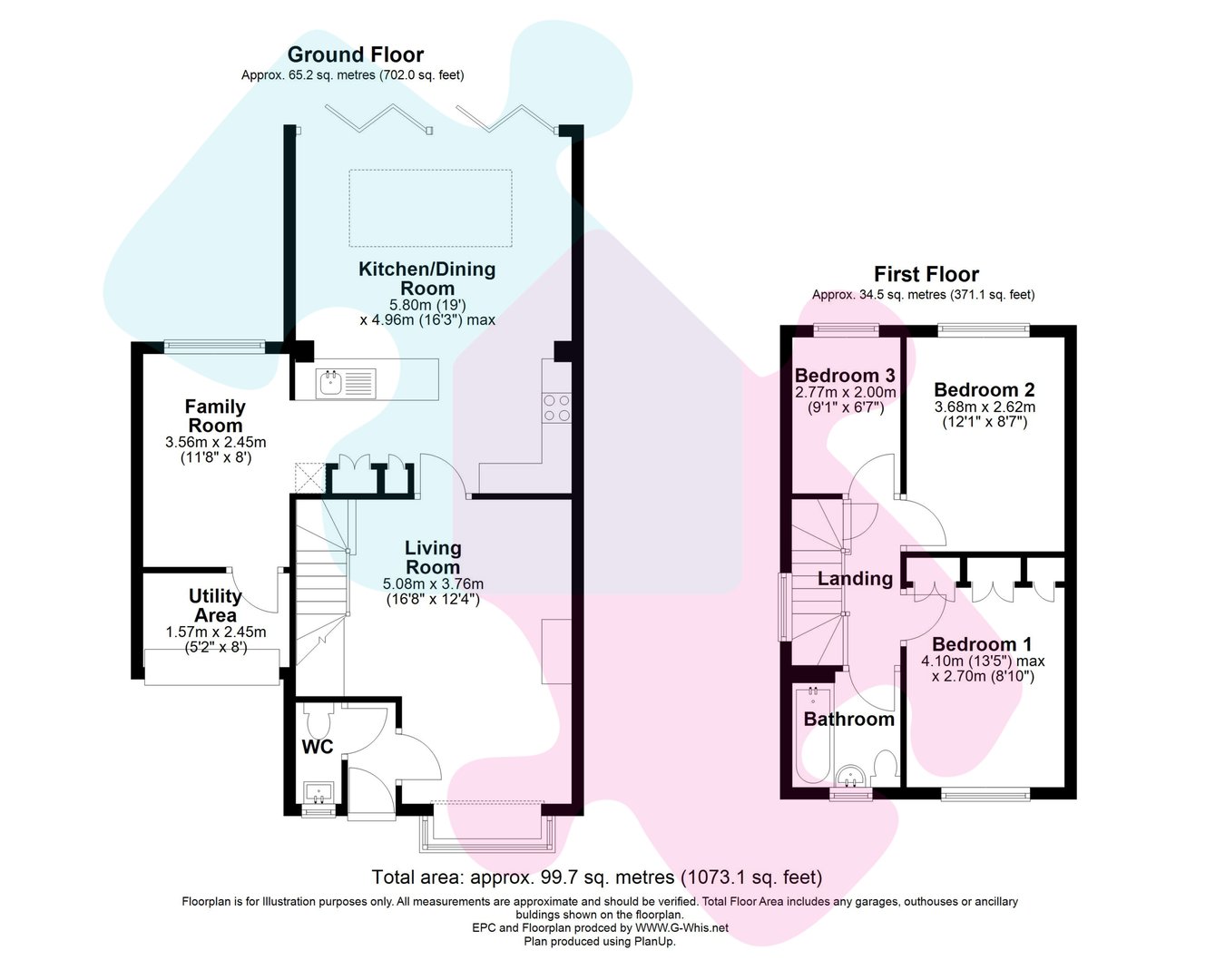 6, Martel Close, CAMBERLEY floorplan