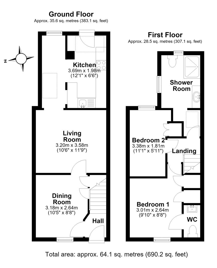 42, Great Eastern Street, Cambridge floorplan