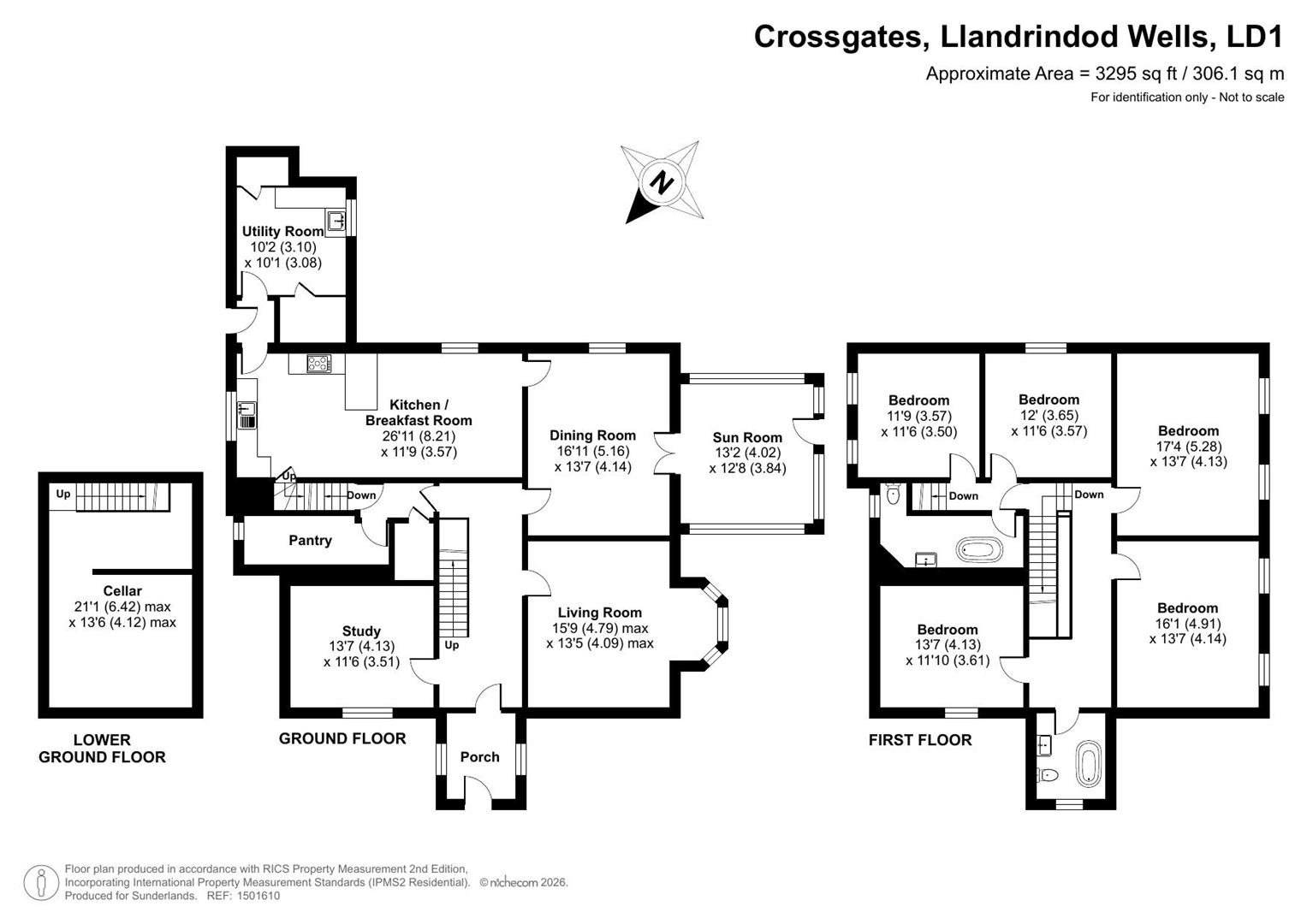 The Old Rectory, Crossgates, Llandrindod Wells floorplan