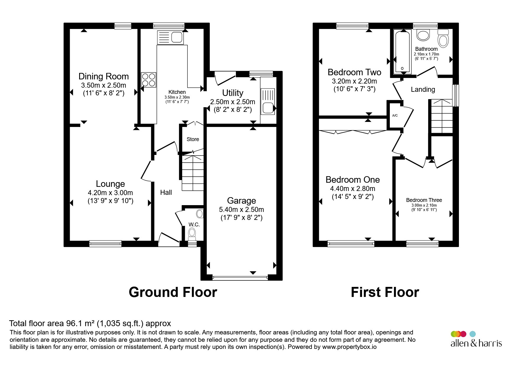 20, Valley View, Frome floorplan