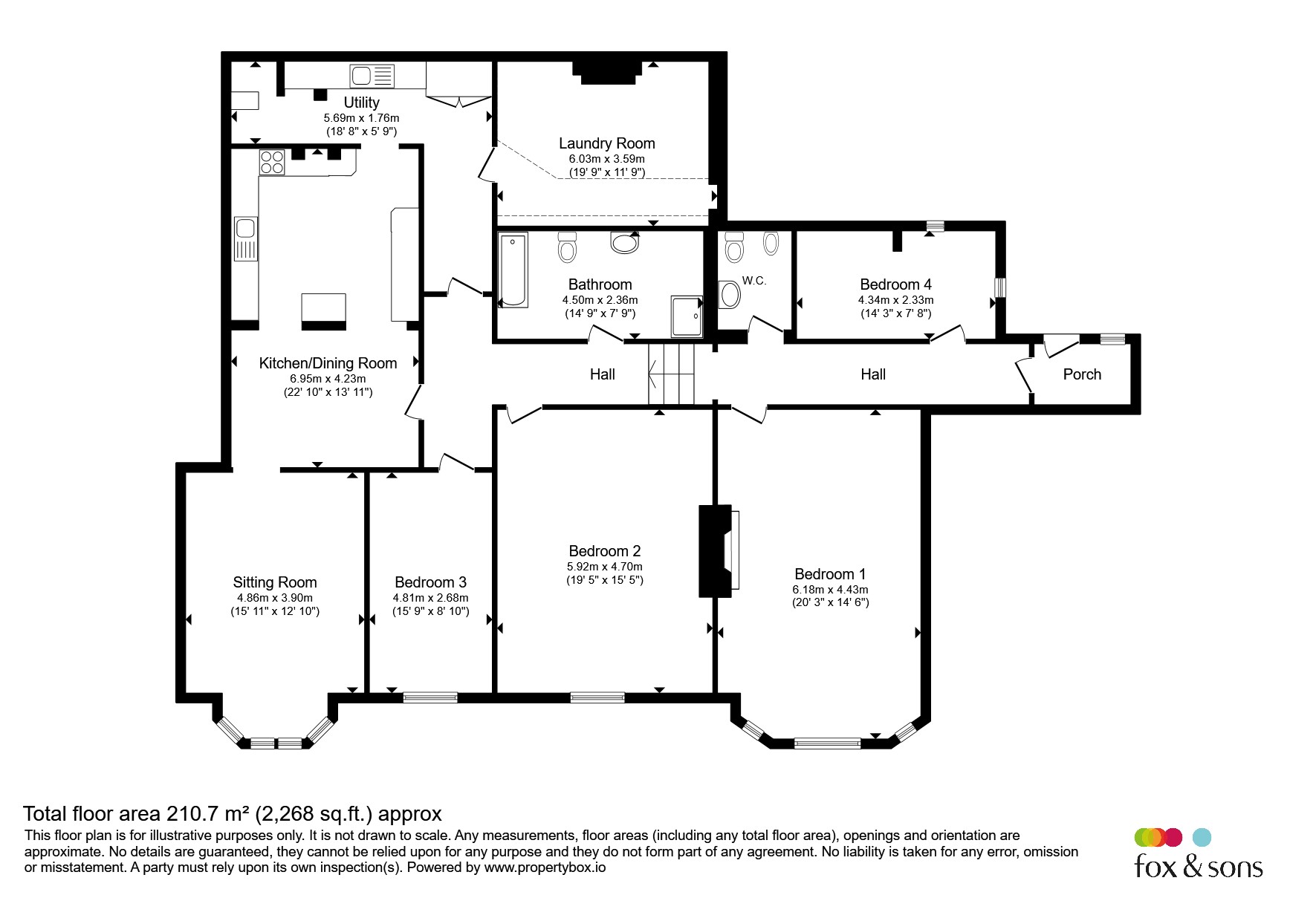 Flat 19, De Combe House, Mount Pleasant, Crewkerne floorplan